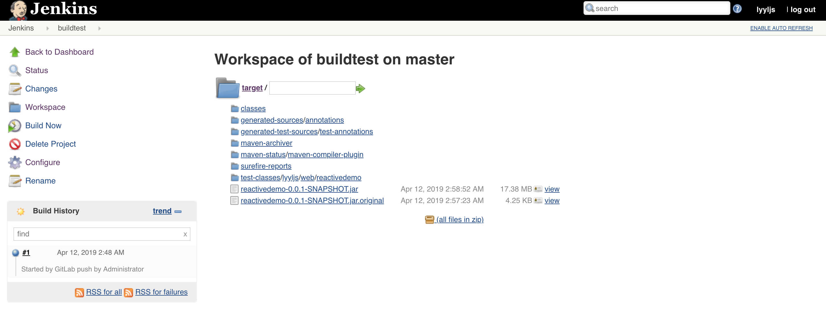jenkins-workspace